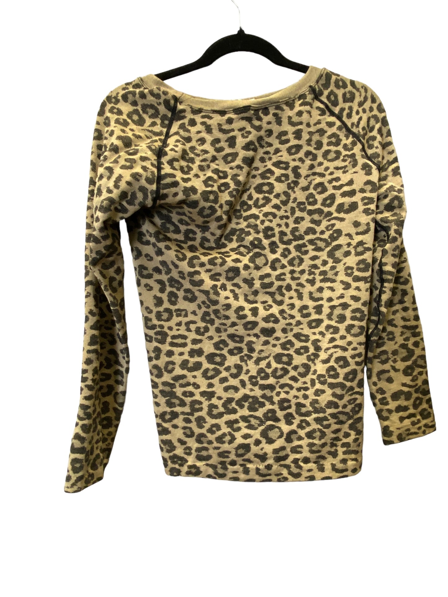 Top Long Sleeve By Cmc In Animal Print, Size: L