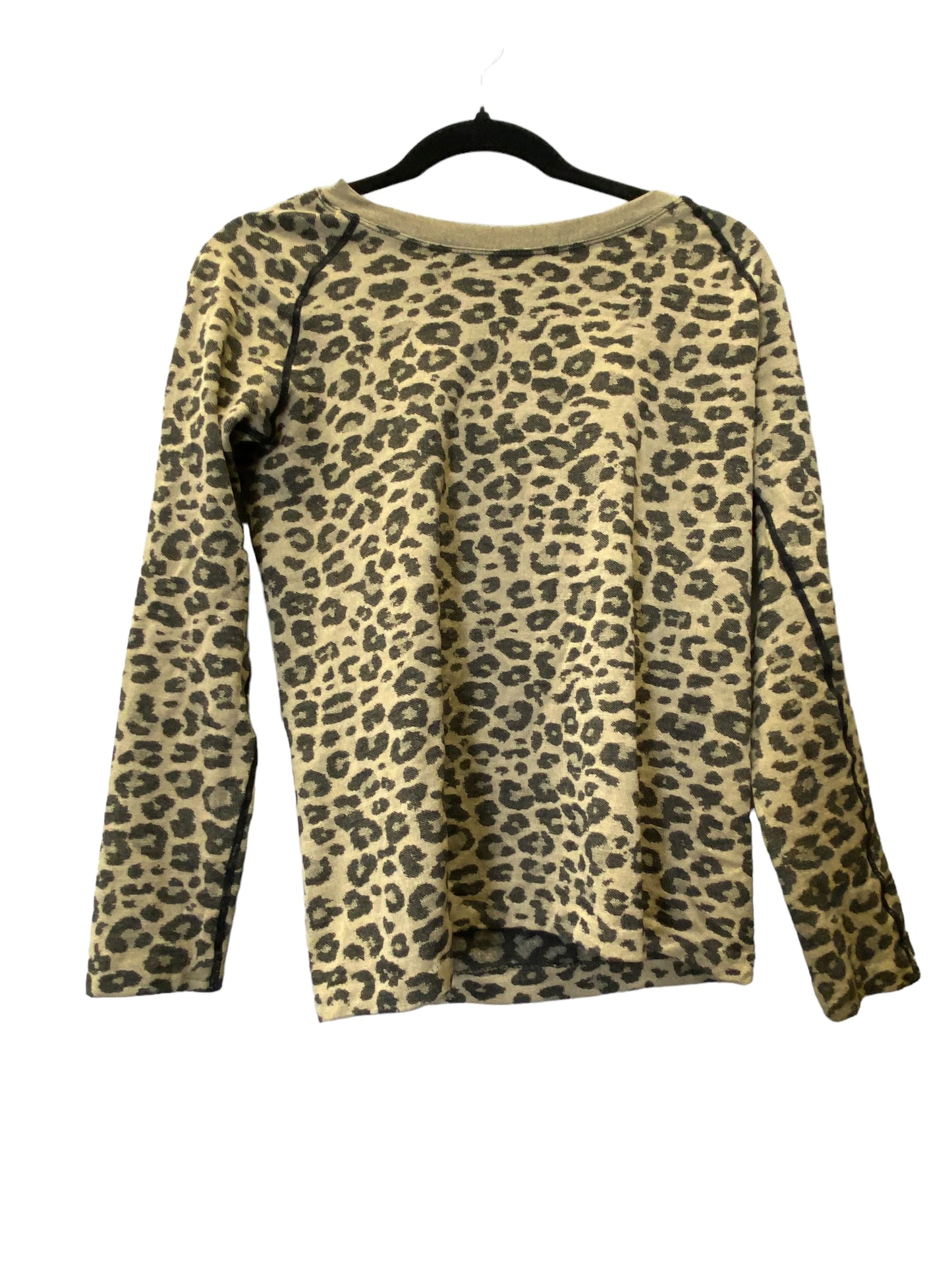 Top Long Sleeve By Cmc In Animal Print, Size: L