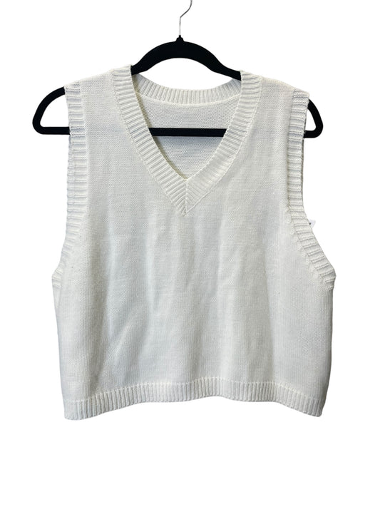 Vest Other By Shein In White, Size: L