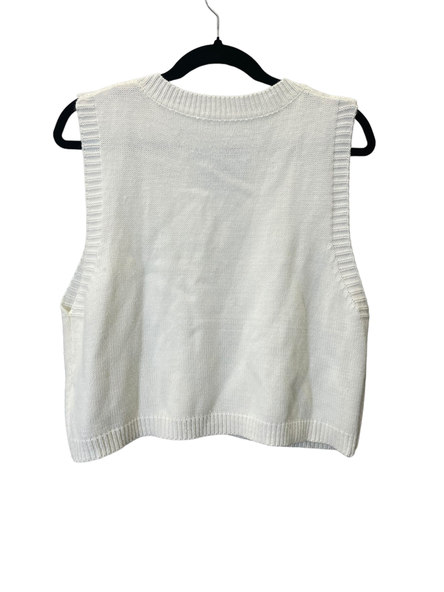 Vest Other By Shein In White, Size: L