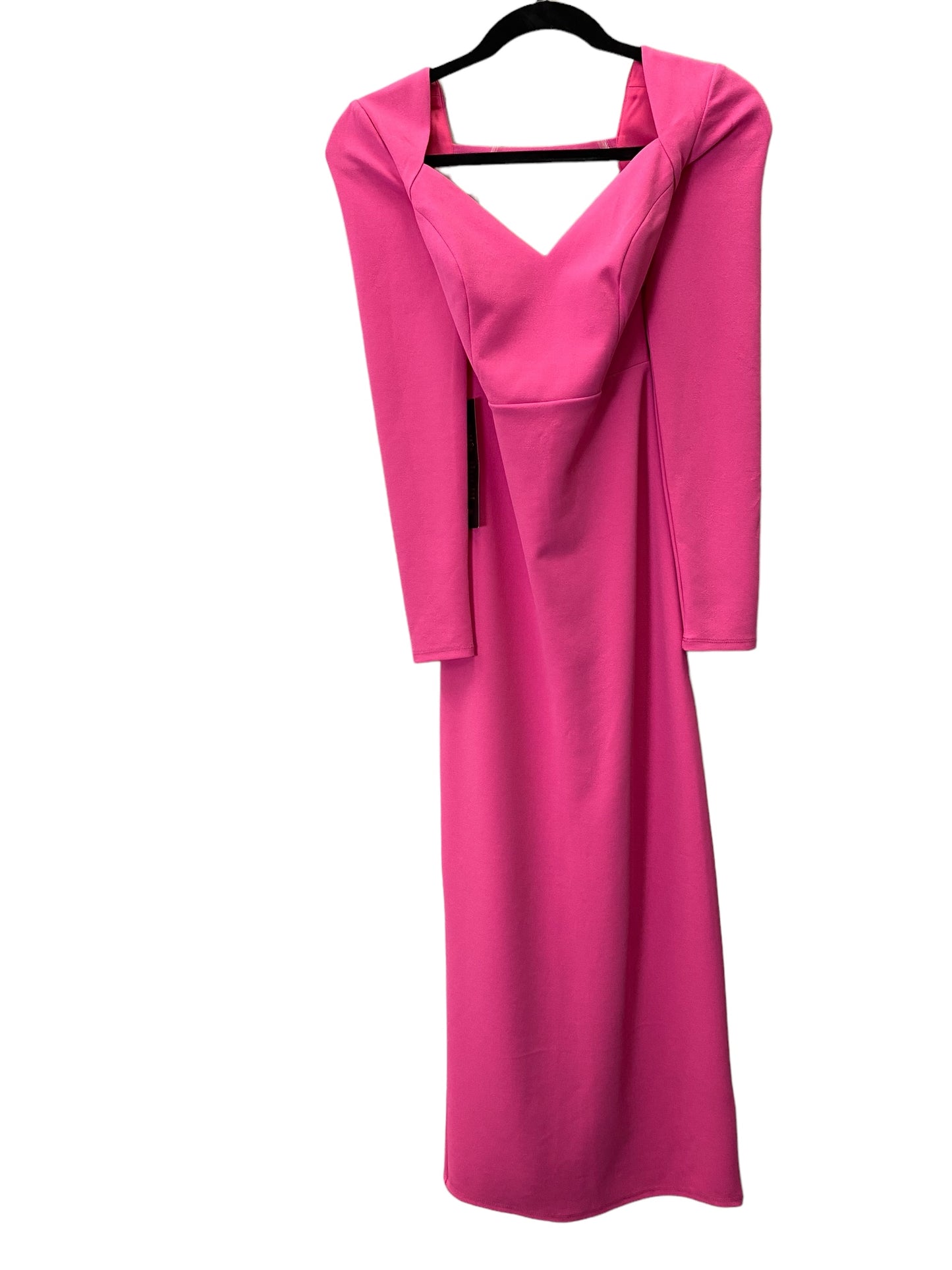 Dress Party Long By Bebe In Pink, Size: Xs