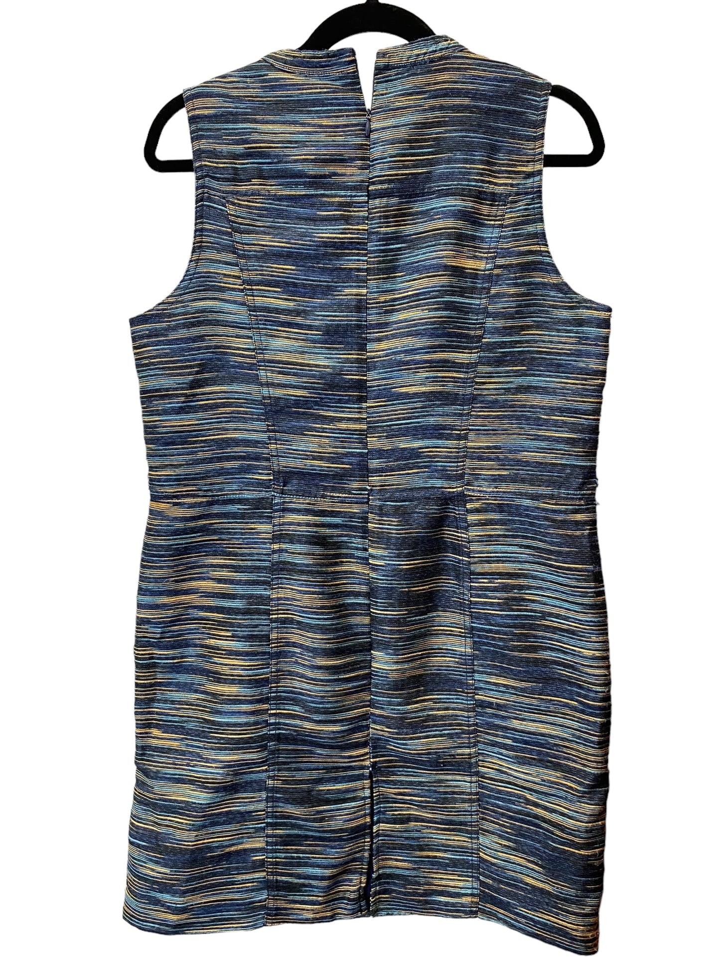 Dress Work By Michael Kors In Blue & Brown, Size: M