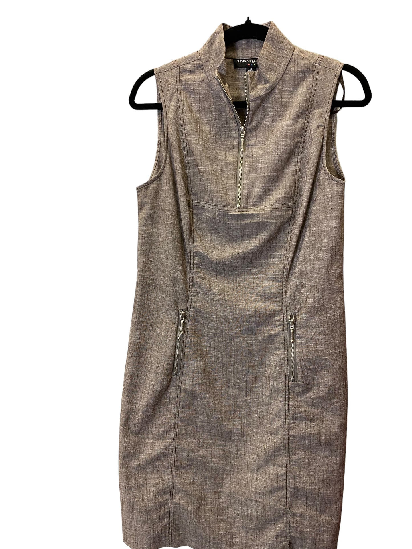 Dress Work By Sharagano In Brown, Size: M