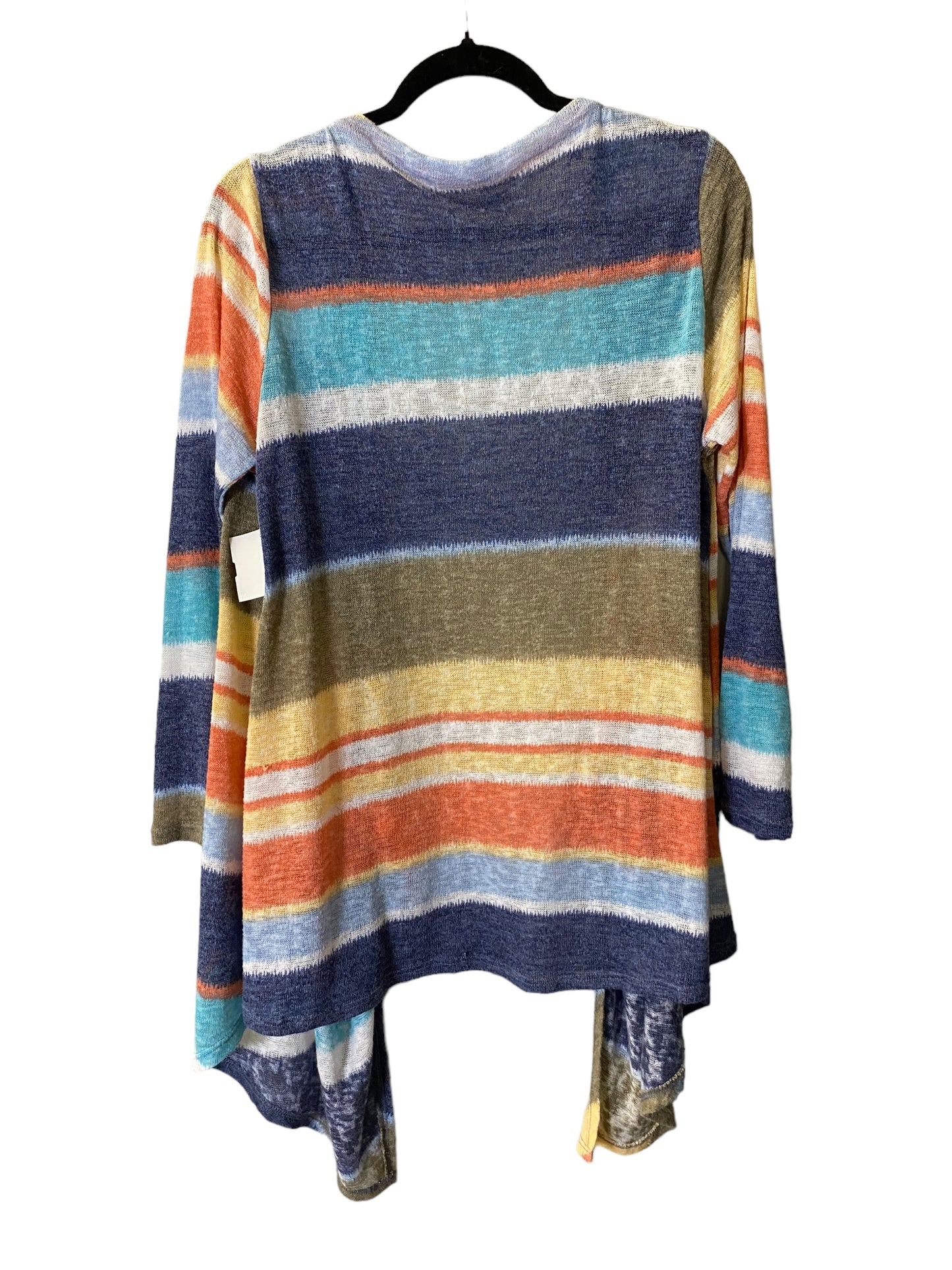 Cardigan By Cmc In Striped Pattern, Size: M