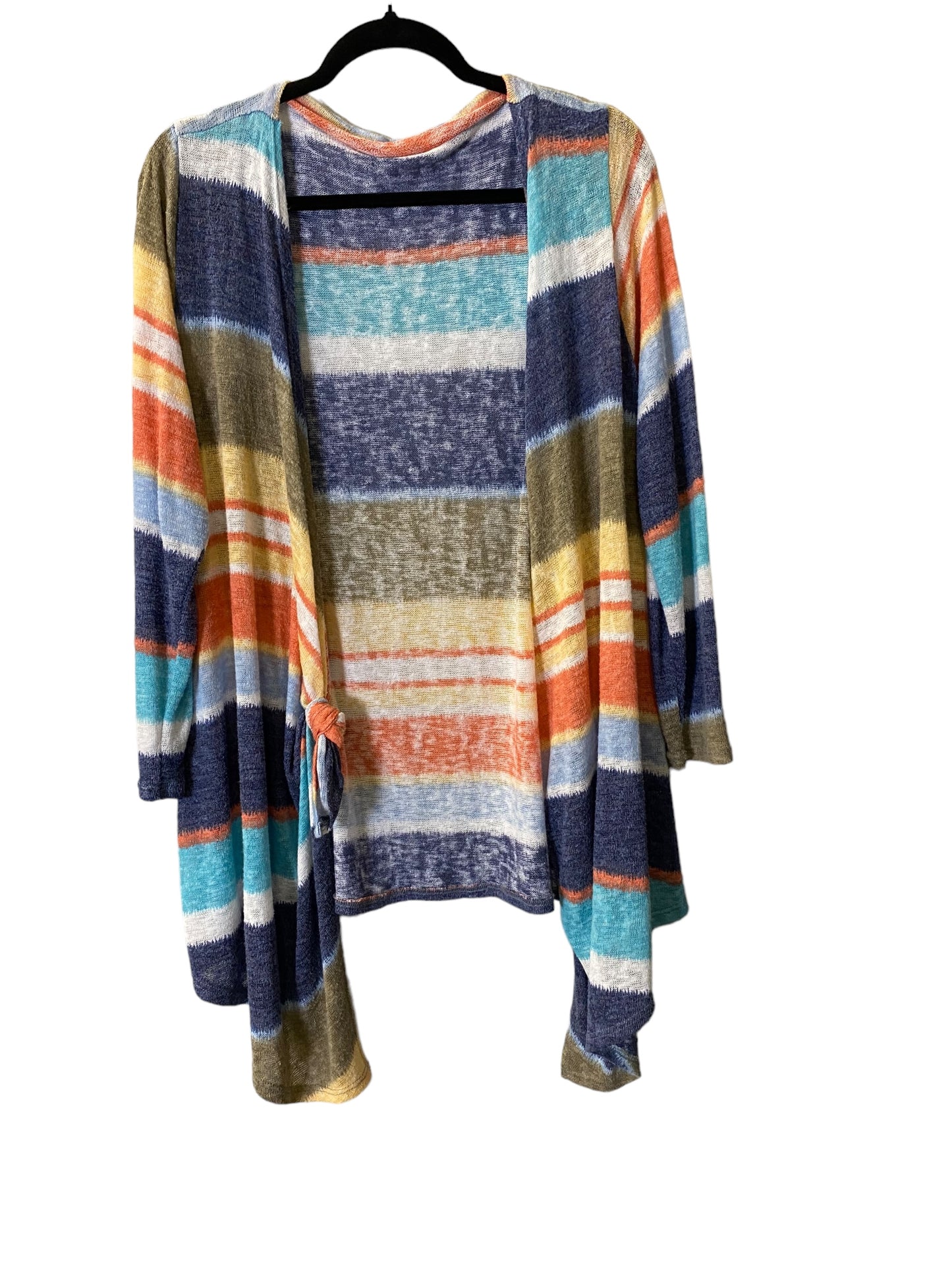 Cardigan By Cmc In Striped Pattern, Size: M