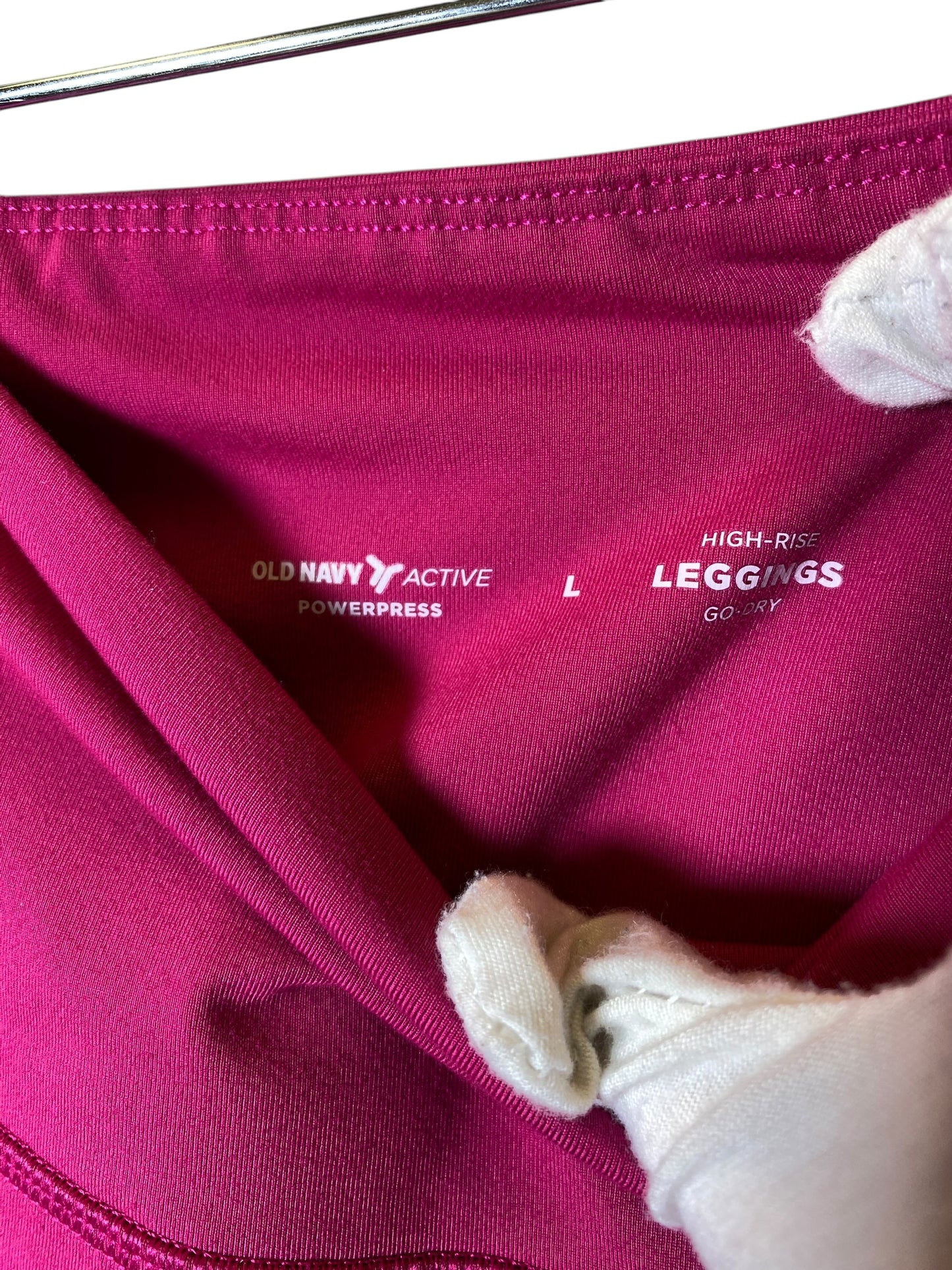 Athletic Leggings By Old Navy In Pink, Size: L