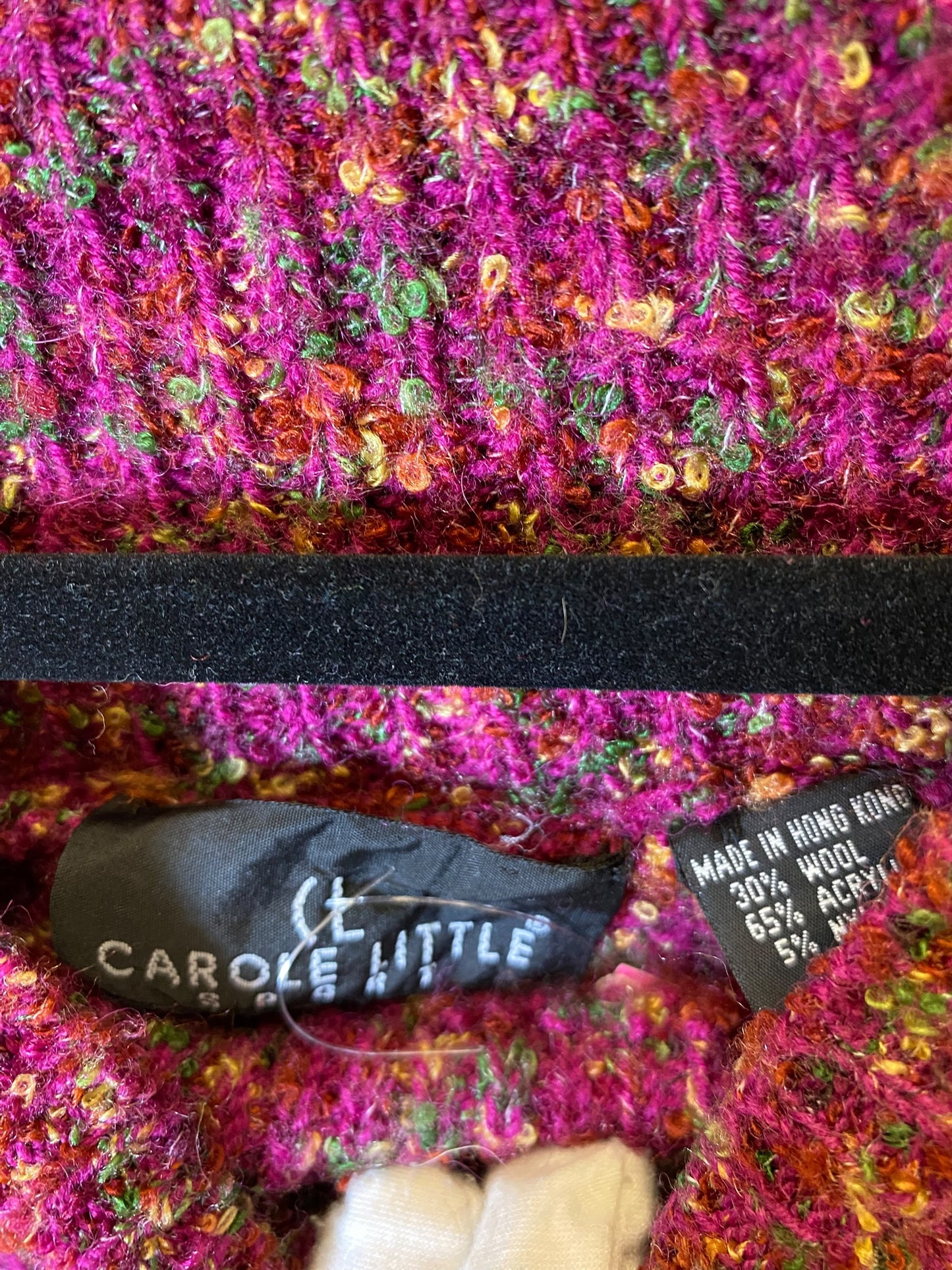 Sweater By Carole Little In Mauve, Size: M