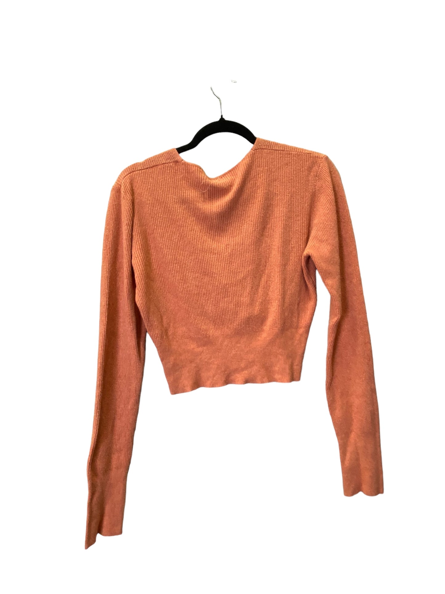 Blouse Long Sleeve By Dreamers In Orange, Size: Xl