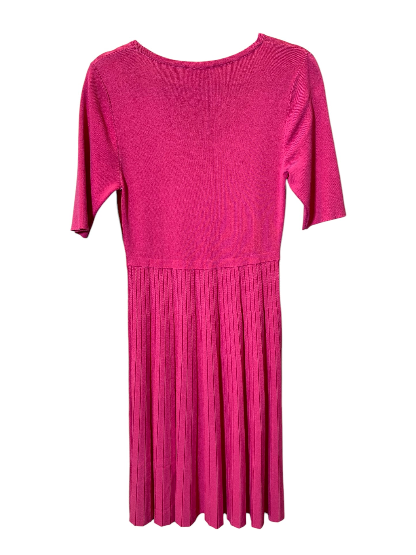 Dress Casual Midi By Carmen By Carmen Marc Valvo In Pink, Size: M