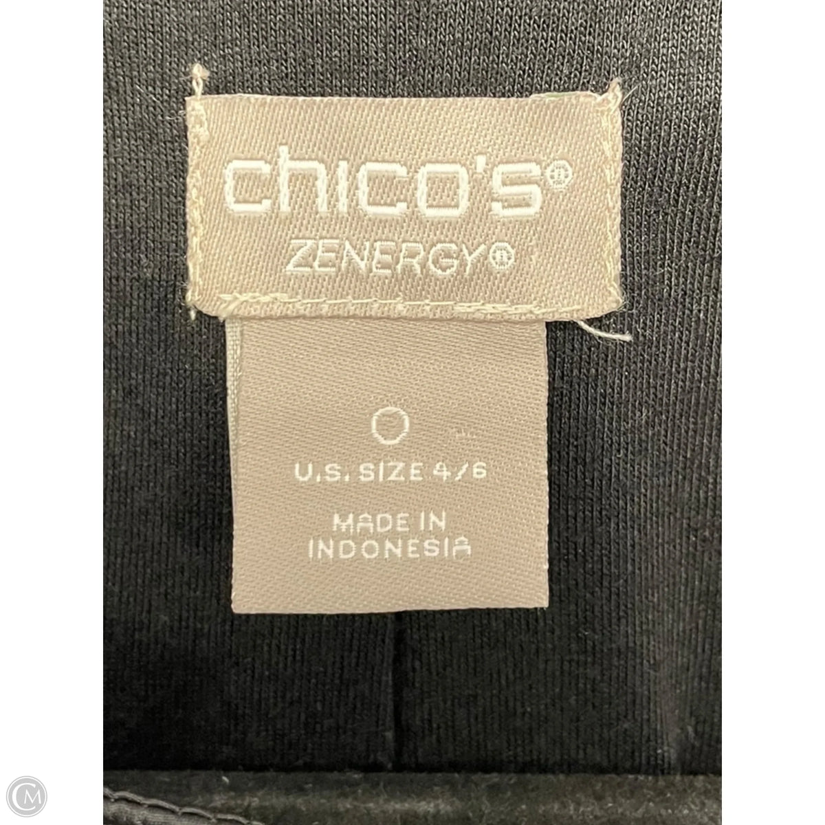 Jacket Puffer & Quilted By Chicos In Polkadot Pattern, Size: S