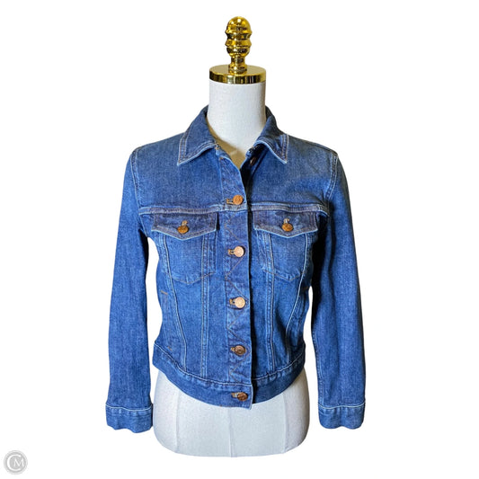 Jacket Denim By Madewell In Blue Denim, Size: S