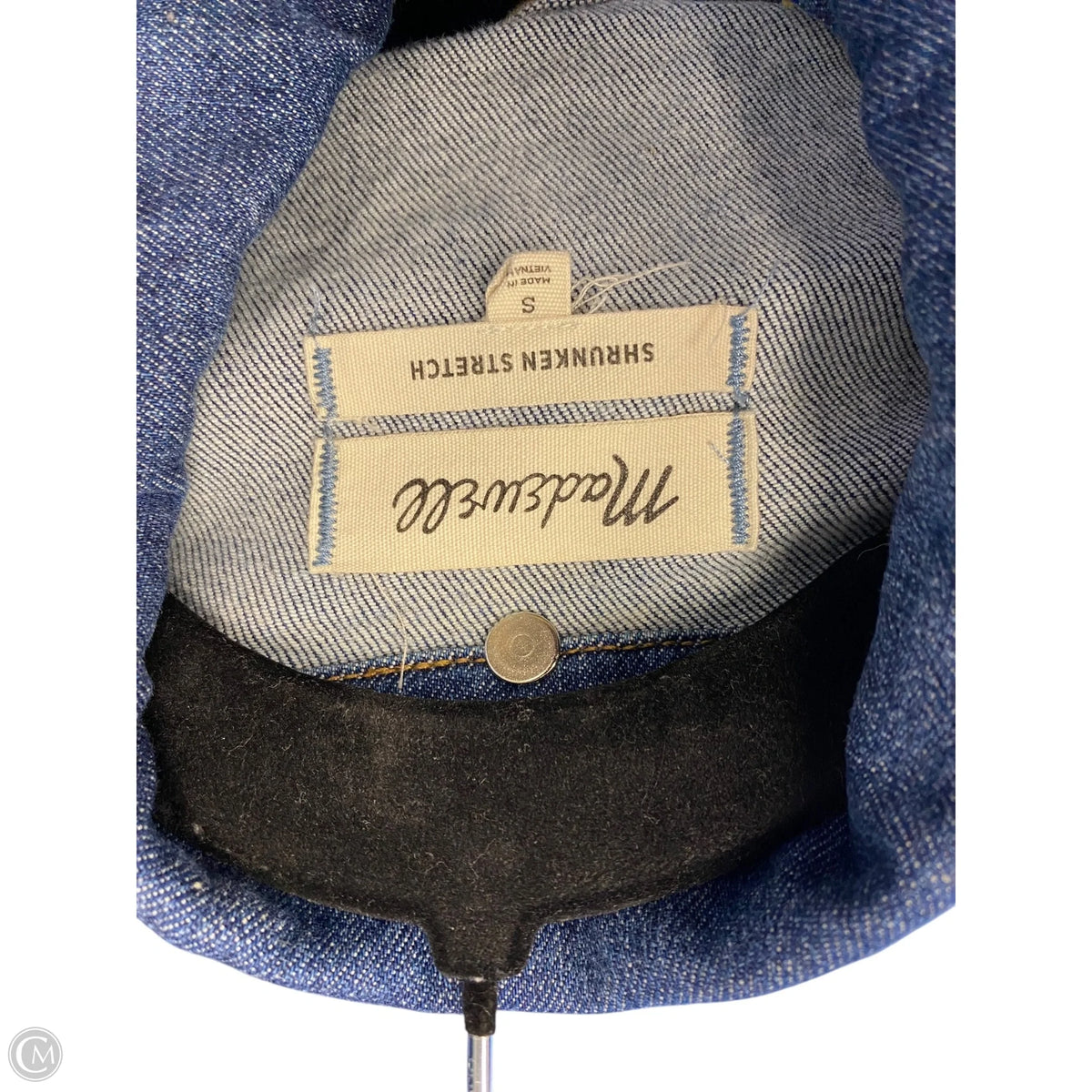 Jacket Denim By Madewell In Blue Denim, Size: S