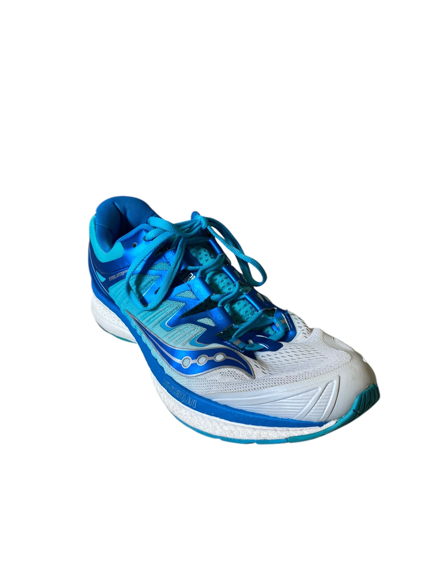 Shoes Sneakers By Clothes Mentor In Blue & Green, Size: 9.5