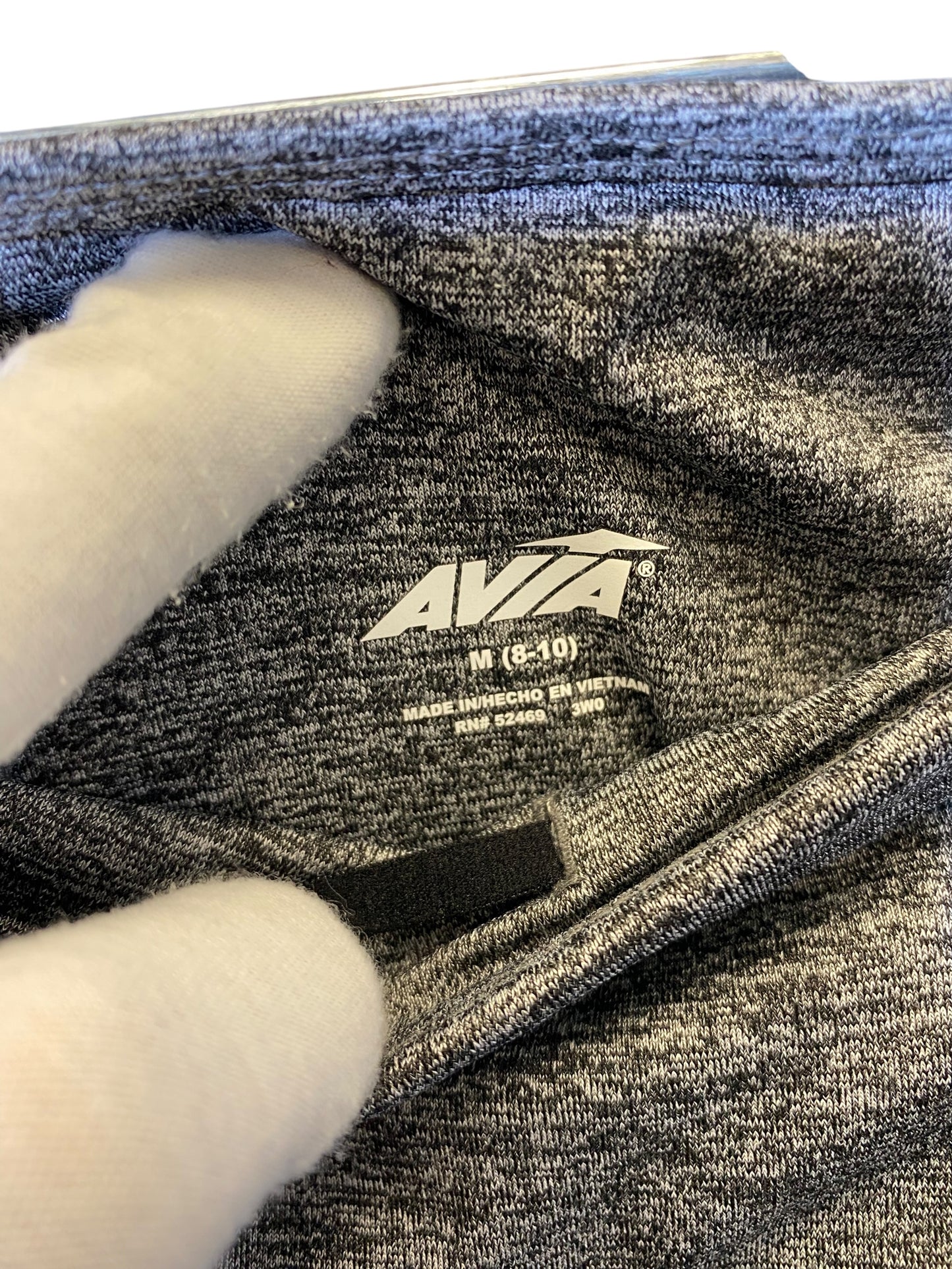 Athletic Leggings By Avia In Grey, Size: M