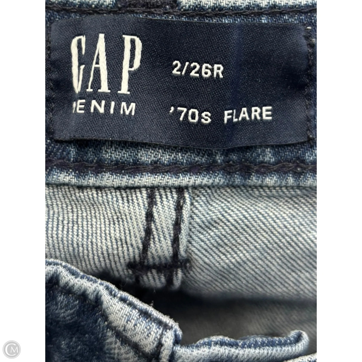 Jeans Flared By Gap In Blue Denim, Size: 2