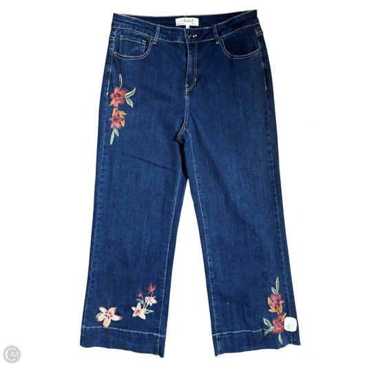 Jeans Wide Leg By Charlie B In Blue Denim, Size: 14