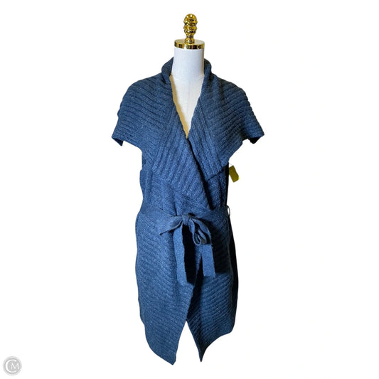 Sweater Cardigan By Clothes Mentor In Teal, Size: L