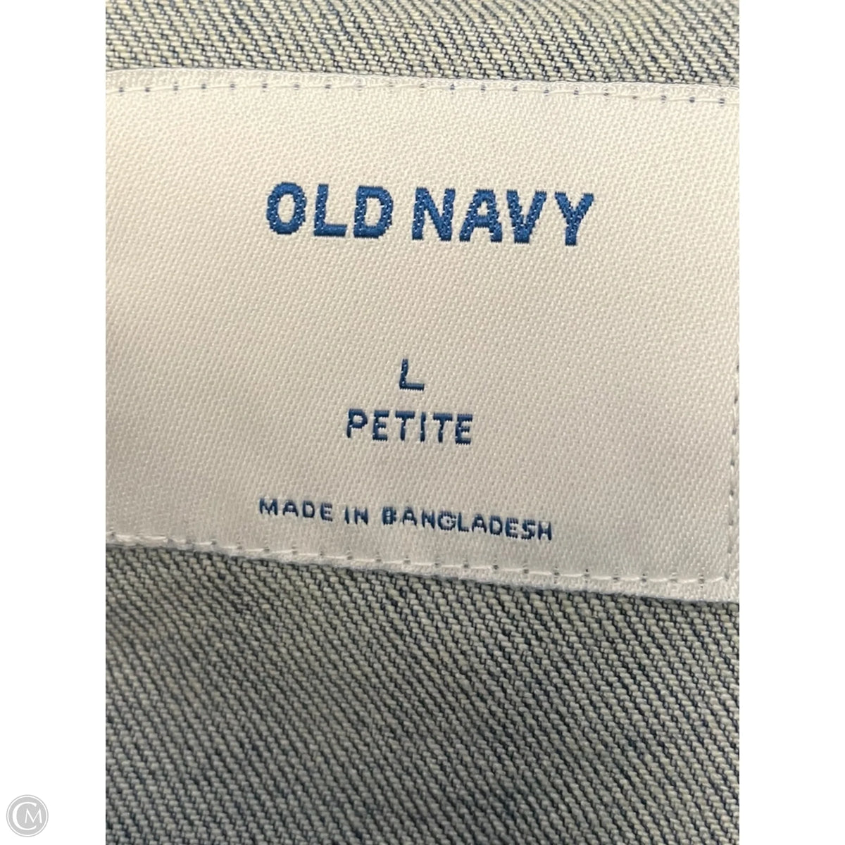 Jacket Denim By Old Navy In Blue Denim, Size: L