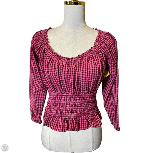 Top Long Sleeve By Loft In Pink, Size: Xs