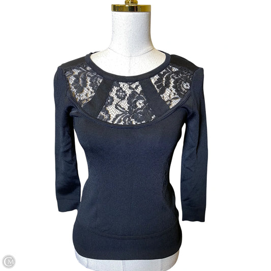 Sweater By White House Black Market In Black, Size: Xs