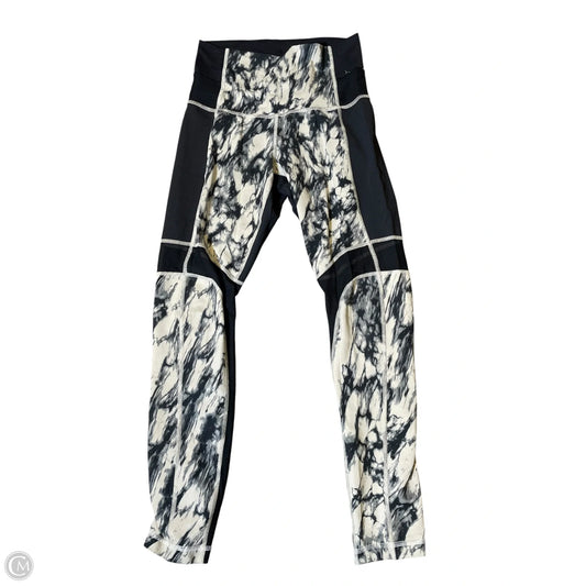 Athletic Leggings By Lululemon In Black & Tan, Size: Xs