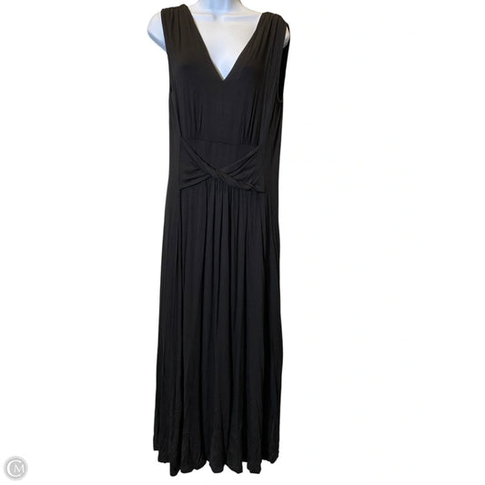 Dress Casual Maxi By Liz Lange In Black, Size: L