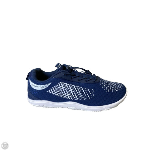 Shoes Flats By Hike Footwear In Blue & White, Size: 10