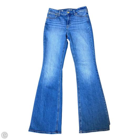 Jeans Flared By J. Crew In Blue Denim, Size: 6
