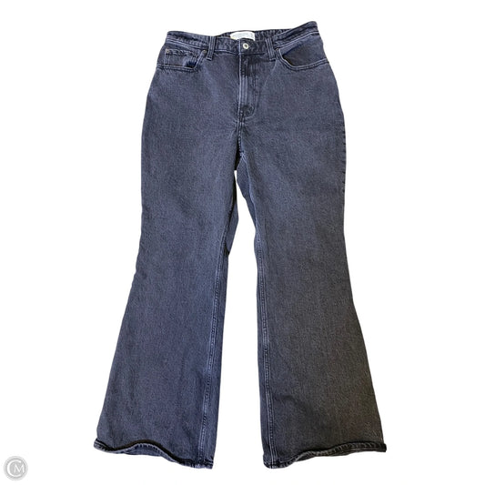 Jeans Flared By Abercrombie And Fitch In Black Denim, Size: 10