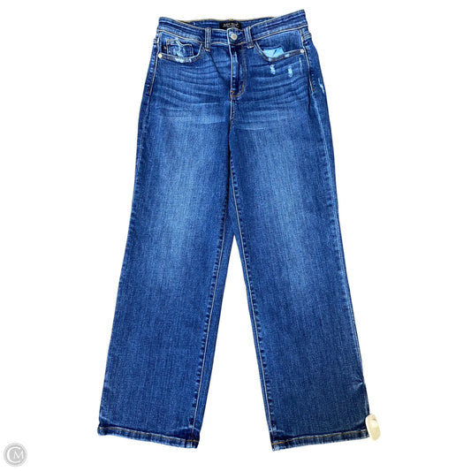 Jeans Straight By Judy Blue In Blue Denim, Size: 6