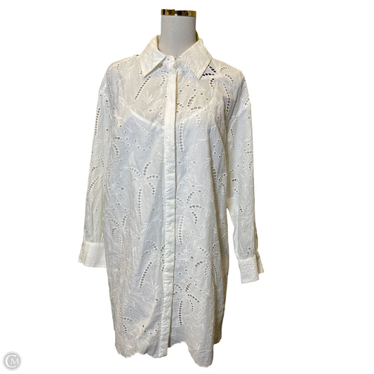 Dress Casual Midi By Roller Rabbit In White, Size: S