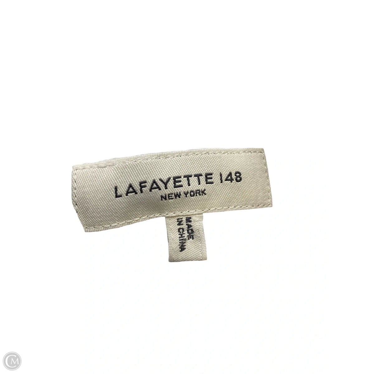Blouse Designer By Lafayette 148 In White, Size: M