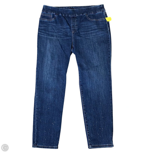 Jeans Jeggings By Chicos In Blue Denim, Size: 12