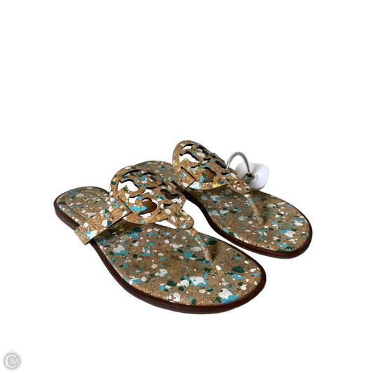 Sandals Designer By Tory Burch In Multi-colored, Size: 7