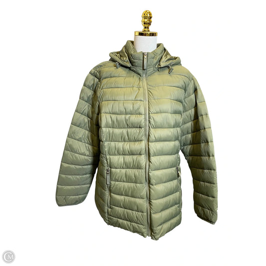 Jacket Puffer & Quilted By St Johns Bay In Green, Size: 1x