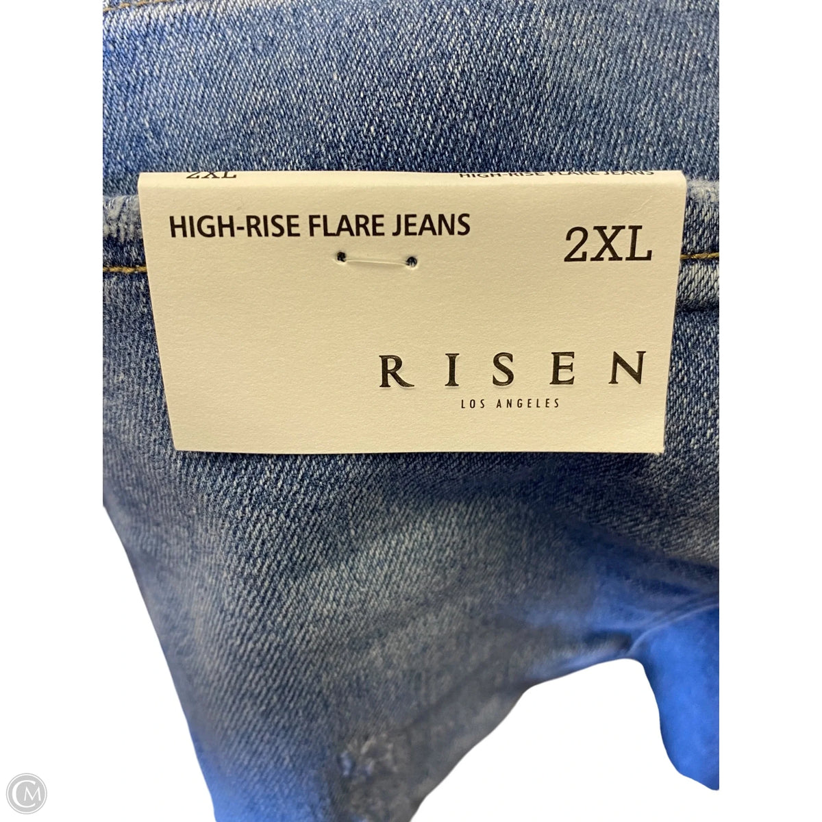Jeans Flared By Risen In Blue Denim, Size: 20