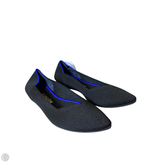 Sandals Flats By Rothys In Black & Blue, Size: 7