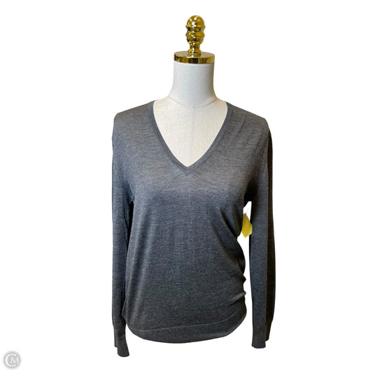 Sweater Luxury Designer By Prada In Grey, Size: Xs