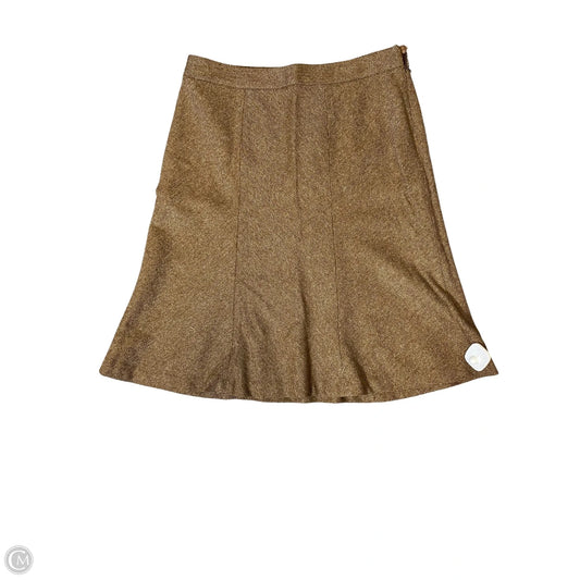 Skirt Midi By Brooks Brothers In Brown, Size: M
