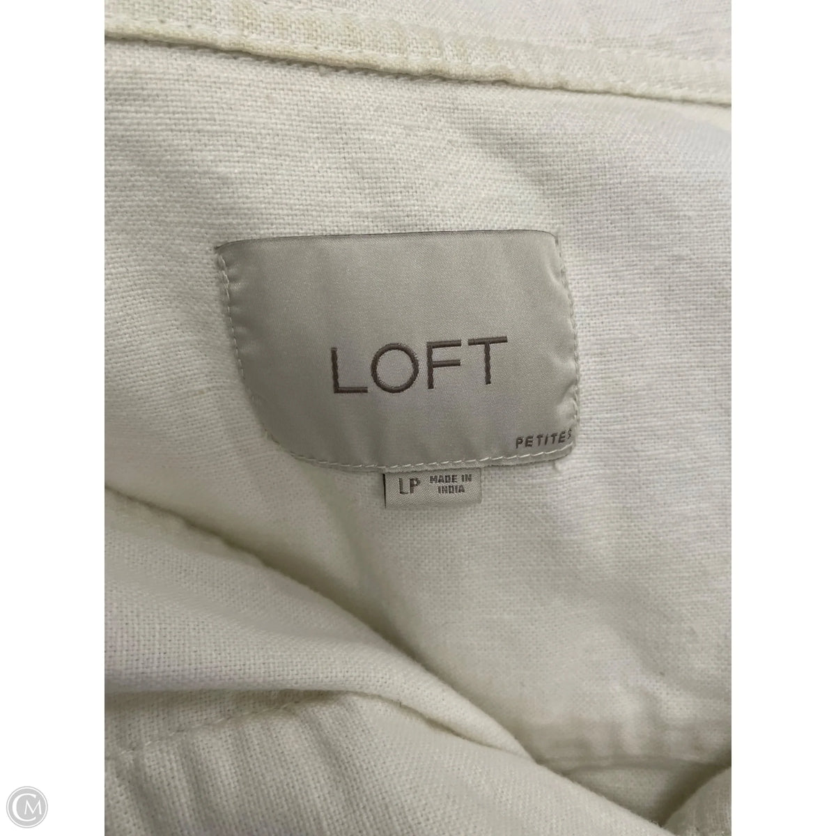 Jacket Other By Loft In Cream, Size: L