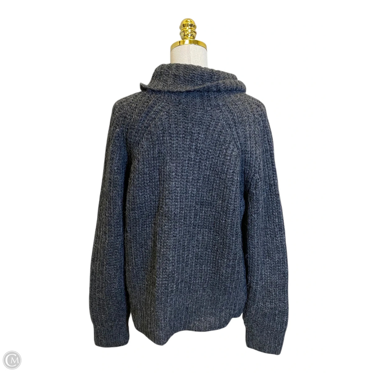 Sweater By Clothes Mentor In Grey, Size: L