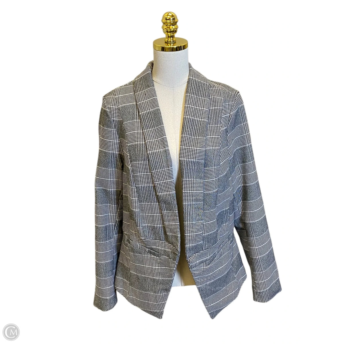 Blazer By Torrid In Plaid Pattern, Size: 1x