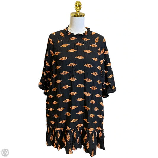 Dress Casual Short By Rhode In Black & Orange, Size: M