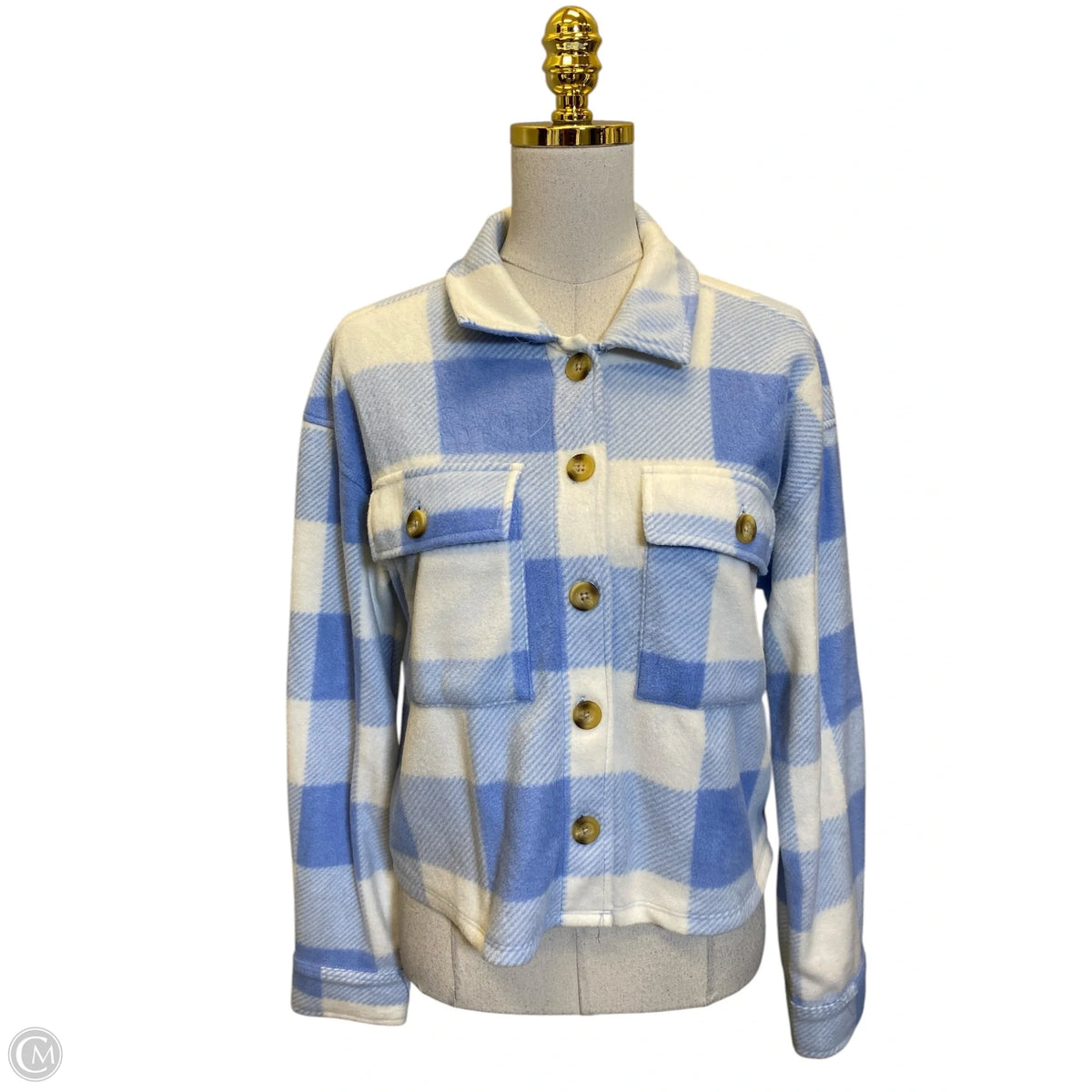 Jacket Other By Just Polly In Blue & White, Size: M