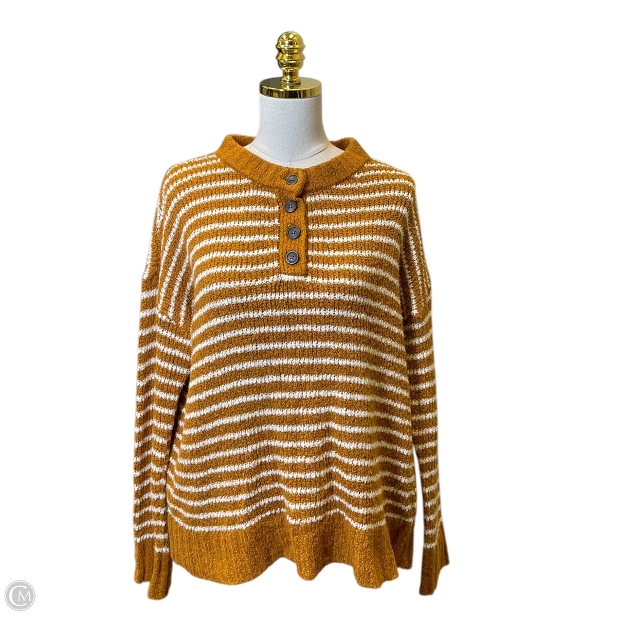 Sweater By American Eagle In Striped Pattern, Size: S