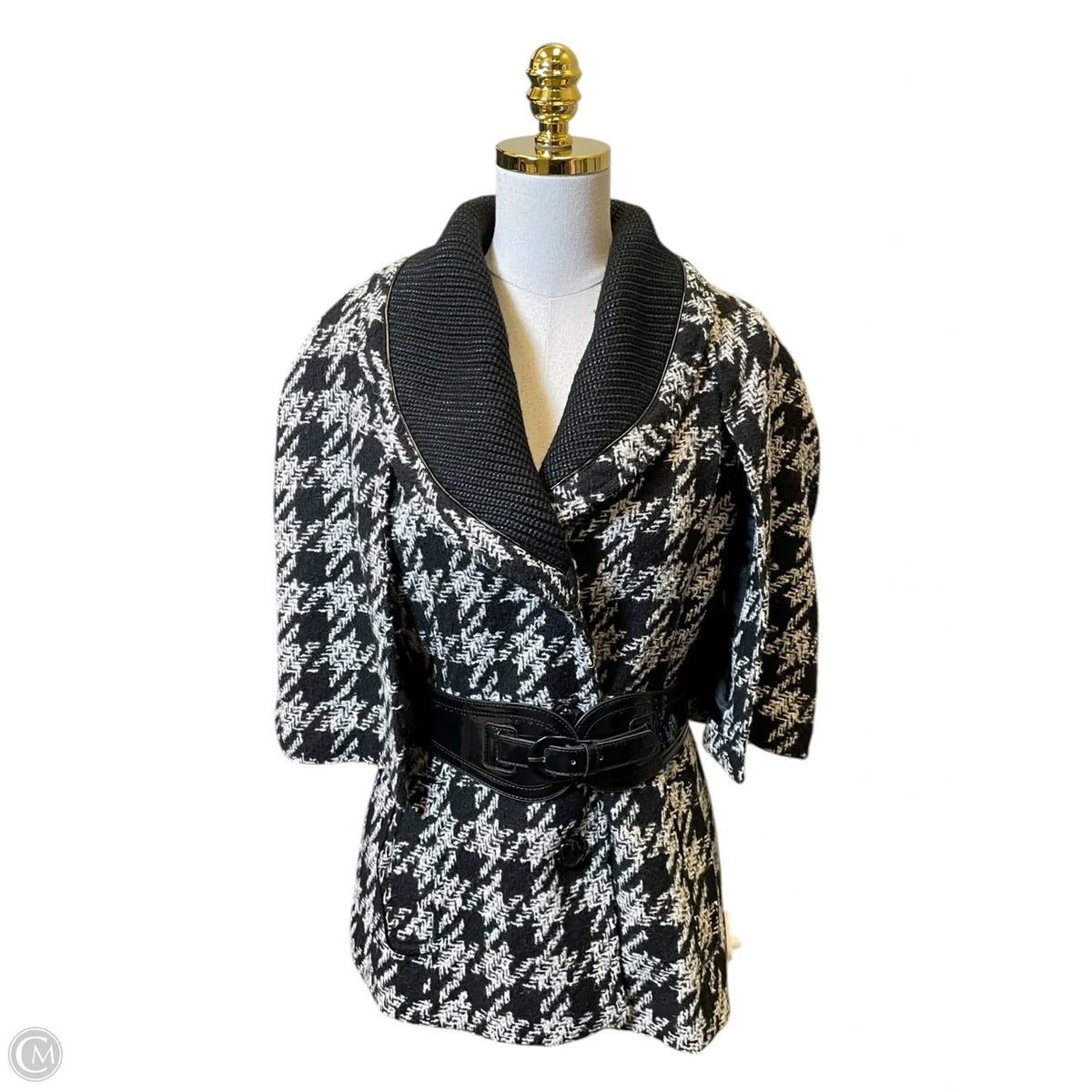 Jacket Other By Guess In Black & White, Size: M