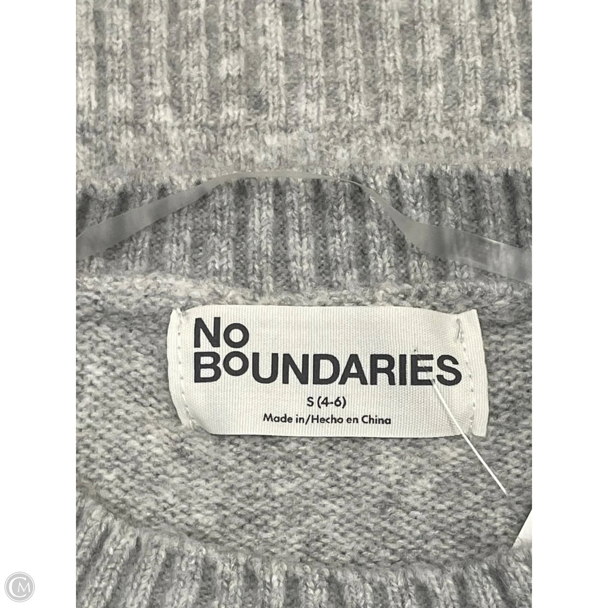 Sweater By No Boundaries In Grey, Size: S