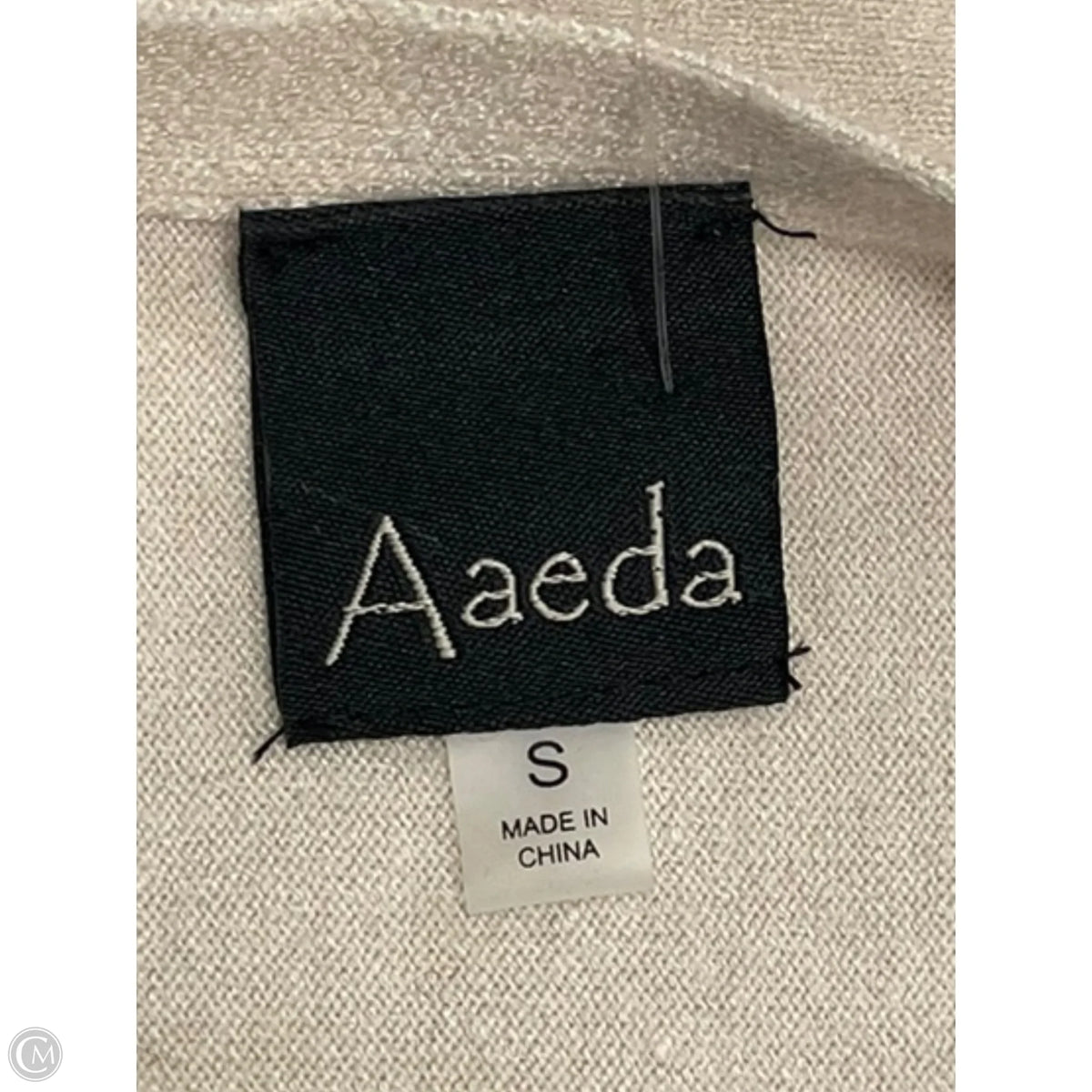 Sweater By Aaeda In Black & Cream, Size: S