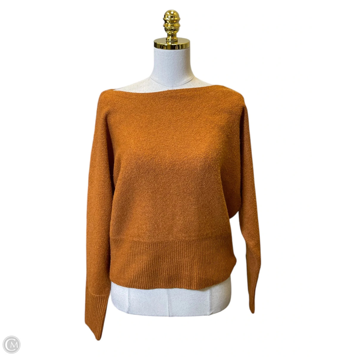 Sweater By Worthington In Copper, Size: L