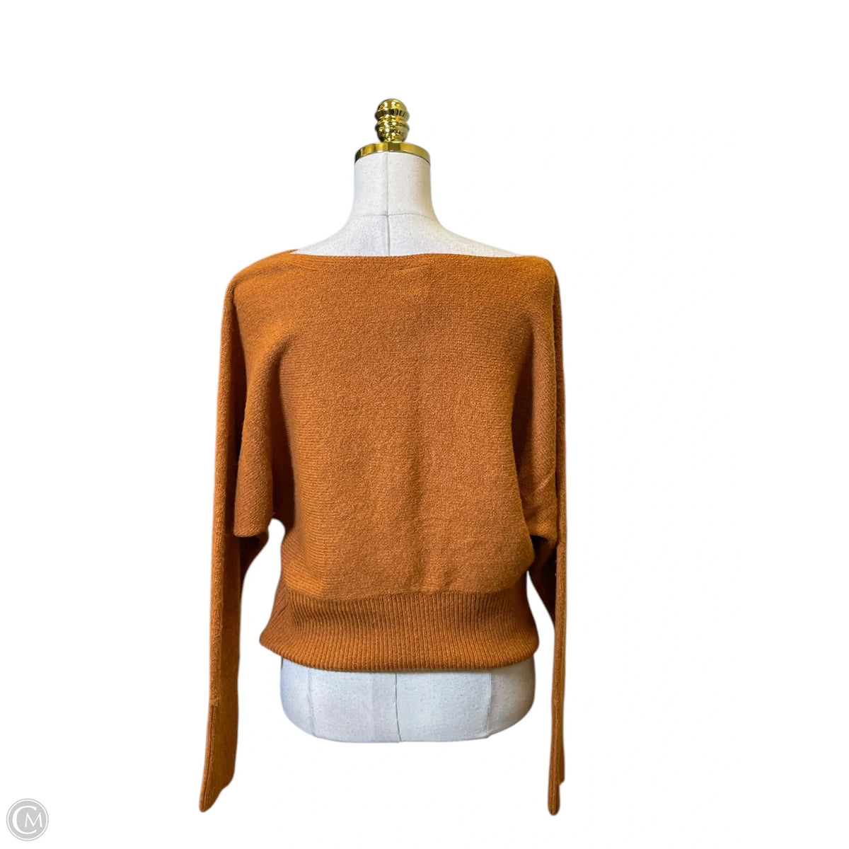 Sweater By Worthington In Copper, Size: L